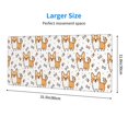 thumbnail image 2 of Rocae Corgi with Hearts for Gaming Mouse Pad, Mouse Pad Large, Office Computer Keyboard Mousepad, Keyboard and Mouse Pad with Stitched Edges,31.5 x 11.8 in, 2 of 5