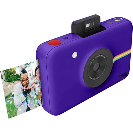 Polaroid Purple Snap Instant Digital Camera with 10 (Best Polaroid Camera Of All Time)