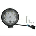 thumbnail image 3 of Lámpara de trabajo redonda del coche 9LED de 27W para las luces universales impermeables de la iluminación IP67, 3 of 5