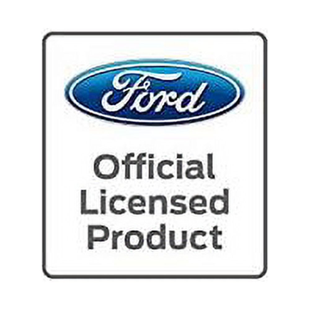 Ford Mustang Tri-Bar Keychain & Keyring - Duo Premium Black Leather