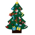 thumbnail image 2 of DAMAI 37.5 Inch Felt Christmas Tree with 25 Ornaments, DIY 3D Felt Christmas Tree, DIY Felt Christmas Tree Set for Montessori, Hanging Ornaments DIY Tree Set Xmas New Year Wall Decorations, 2 of 5