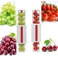 thumbnail image 5 of Rebanador de frutas, rebanador de tomates/uvas/cerezas, utensilios de cocina decorativos para frutas, rebanador de verduras, utensilios de cocina, 1 pieza de rojo, 20x7,5x7cm, 5 of 5