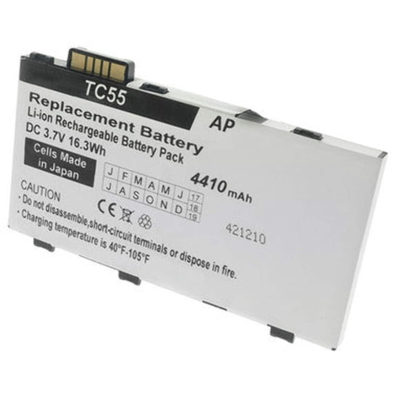 Replacement Battery for Motorola/Symbol TC55 Series. 4410mAh Extended