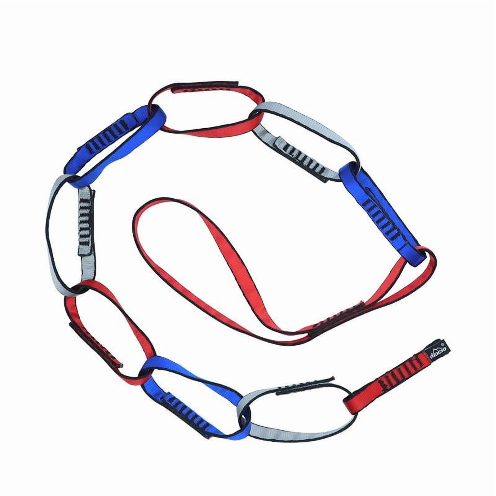 Wswqop Daisy Loop Chain Climbing Rope Chain 22kN Lightweight Daisy Chain Rope for Speed
