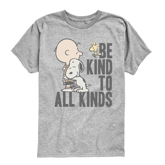 Peanuts - Be Kind to All Kinds - Youth Boys Short Sleeve Graphic T-Shirt