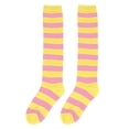 thumbnail image 4 of 10 Pairs Mens Socks Striped Christmas Knee Striped Performance Unisex Ankle Socks,Rose Gold,One Size, 4 of 4