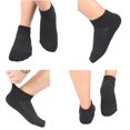 thumbnail image 4 of MANARC Women Cotton No Show Mesh Socks Low Cut Soft Comfortable Durable Breathable Reinforced Double Layer Cushioned Seamless Anti Slip With Ribbed Instep For A Firm Grip. 6 Pack Black., 4 of 5