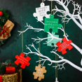 Coworker Puzzle Pieces Employee Christmas Ornament Puzzle Christmas