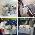 thumbnail image 4 of Baby Storage Nursery Organizer Basket Infant Diaper Bag with Handle Caddy Changing Nappy Kids Storage Carrier Without Bottle Bag, 4 of 10