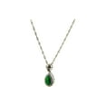 thumbnail image 2 of Gold Coast Green Opal Pear Shaped Platinum Plated Pendant & Necklace Set, 12 PC, 2 of 6
