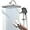 Brushed Nickel, variant on 13 Inch Rainfall Shower Head with Multi-Function Handheld Sprayer Combo, 3-Way Metal Extended Diverter with Holder and Metal Adjustable Curved Shower Extension Arm, Extra Long Hose Brushed Nickel