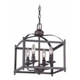 thumbnail image 1 of Vaxcel International P0208 4 light Juliet Dual Mount Pendant, Architectural Bronze, 1 of 1