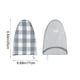 thumbnail image 3 of Mini Travel Ironing Board with Heat-Resistant Cover, Portable Handheld Ironing Pad for Collars and Cuffs, 1-Pack, 3 of 6