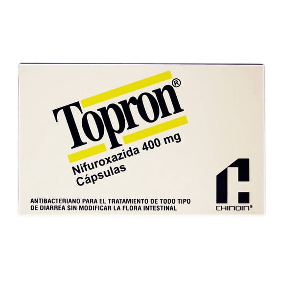 Topron cápsulas 16 pzas de 400 mg c/u