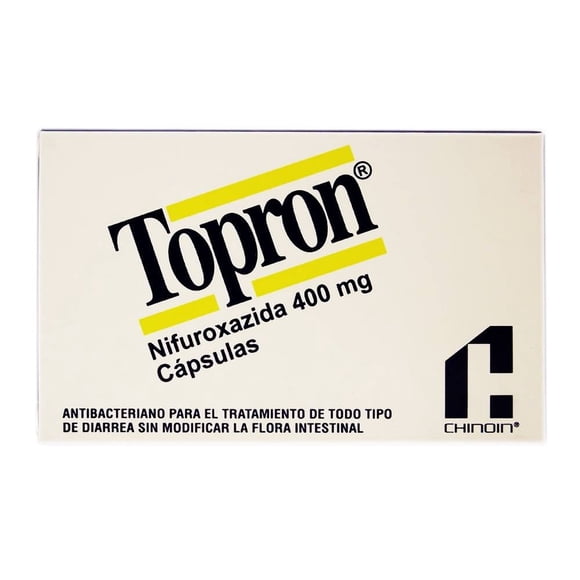 Topron cápsulas 16 pzas de 400 mg c/u