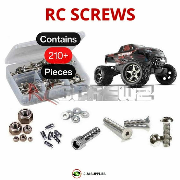 RCScrewZ Stainless Screw Kit tra043 for Traxxas Stampede 4x4 VXL RTR #67054/86 RC | SET