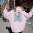 thumbnail image 3 of BOY MOM Graphic Unisex Fleece Hooded Sweatshirt, 3 of 7