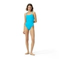 thumbnail image 2 of Speedo Women's Solid One Back One Piece Swimsuit - Picton Blue, Size: 26, 2 of 4