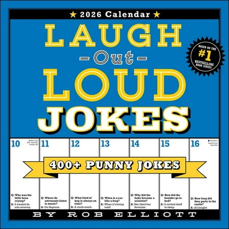 Laugh-Out-Loud Jokes 2026 Wall Calendar: 400+ Punny Jokes, (Paperback)