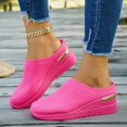 thumbnail image 5 of RotHome Women's Slip-On Platform Orthopedic Mules, Knit Breathable Sneakers with Arch Support, Comfortable Backless Clogs for Casual Daily Wear, 5 of 8