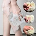 thumbnail image 6 of Lolynie Drawstring Soap Pouch Bubble Maker - Shower Loofah Sponge For Rich Lather Back Scrubbing Skin Care, 6 of 9