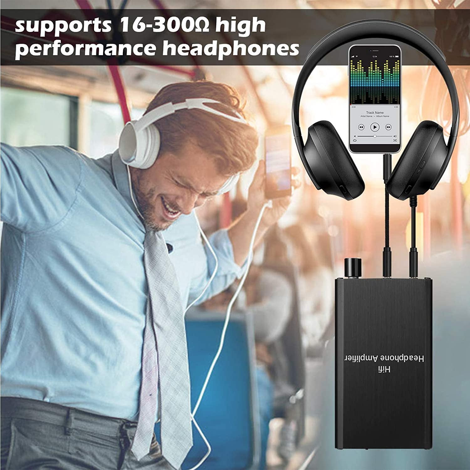 Headphone Amplifier, Portable HiFi 