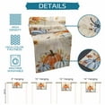 thumbnail image 7 of Fall Table Runner 13x90 Inch Fall Pumpkin Orange Blue Autumn Leaves Retro Background Table Runners Dresser Scarves Holiday Kitchen Dining Table Decoration for Home Party Indoor, 7 of 7