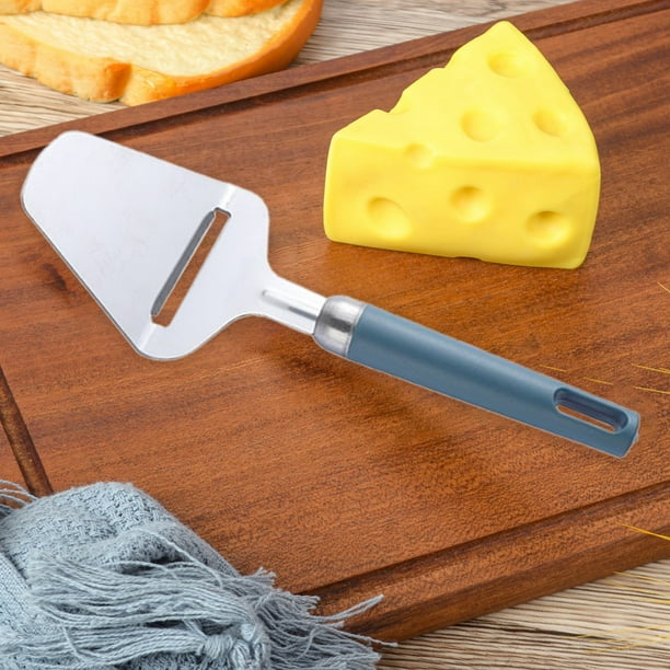 Espátula de acero inoxidable para queso | Cortador raspador de queso | Herramienta de cocina duradera y resistente a la oxidación para queso blando y duro | Mango ergonómico antideslizante | Fácil