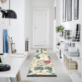 thumbnail image 4 of Yayeee Runner Rug for Bedroom 2'x6' Machine Washable Hallway Non Slip Mat, Small Strawberry Pattern, 4 of 8