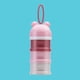 thumbnail image 5 of Contenedor de leche en polvo, dispensador de aperitivos de gran capacidad, portátil, independiente, a prueba de fugas, color rosa, 5 of 5