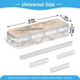 thumbnail image 3 of Plastic Pencil Box Large Capacity Pencil Boxes Clear Boxes with Snap-Tight Lid Stylish Office Supplies Storage Organizer Box Bluebird and Ancient Flowers, 3 of 7
