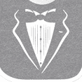 thumbnail image 4 of Inktastic Tuxedo Boys Baby Bib, 4 of 4