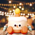 thumbnail image 1 of Brillo ajustable de la forma de la torta del apagado automático del temporizador de la luz nocturna del cuarto de niños del bebé, 1 of 8