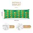 thumbnail image 3 of Balery Cartoon Fruit 1 Funda Protectora para Almohada Corporal de Algodón Hipoalergénico con Cierre(55 x 21 pulgadas), Almohadas No Incluidas, 3 of 7