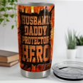 thumbnail image 4 of Tumbler For Dad 20oz Husband Daddy Protector Stainless Steel Insulated Tumblers Coffee Travel Mug Cup Gift for Dads Father Papa, 4 of 6
