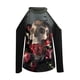 thumbnail image 4 of Puntoco Blusa de manga larga con hombros descubiertos y estampado casual sexy para mujer Puntoco Puntoco-7510, 4 of 5