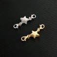 thumbnail image 5 of Lancharmed 14K Gold Plated Magnetic Necklace Clasp Bracelet Clasp Star Magnetic Jewellery Clasp Necklace Extenders for Women Friend Gifts, 5 of 7