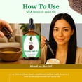 thumbnail image 6 of SVA Broccoli Seed Oil - 4 Fl Oz – 100% Natural Cold Pressed Broccoli Oil - for Face, Skin Care, Hair Care, Scalp Massage & Body Massage – Carrier Oil with Dropper, 6 of 8