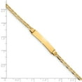 thumbnail image 2 of 14K Yellow Gold 6 Anchor Link Child ID Bracelet, 2 of 3