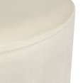 thumbnail image 3 of TOV Furniture Ivy Cream Velvet Ottoman, 3 of 7