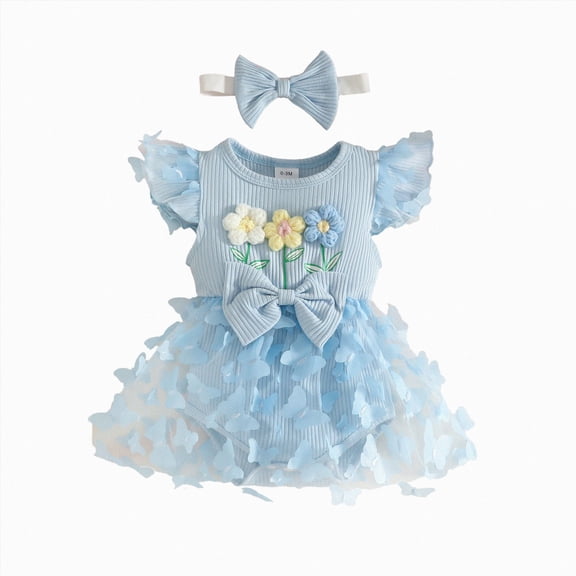 Newborn Baby Girl Romper Farm Outfit Animals Embroidery Smocked Onesie Ruffle Plaid Bodysuit Country Summer Clothes 6-12 Months 12-24 Months 2t 3t 4t 5t 6t 7t 8t 9t Children 6-9 Months