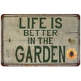 thumbnail image 1 of Garden Life Vintage Look Garden Chic 12 x 18 Matte Finish Metal 112180020030, 1 of 1