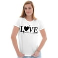 thumbnail image 4 of Love Yourself Self Care Inspirational Women's Graphic T Shirt Tees Brisco Brands S, 4 of 5