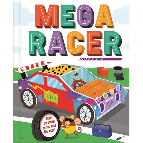Mega Racer: Build the Model Car as You Read the Story, (Hardcover)