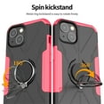 thumbnail image 2 of SaniMore for iPhone 14 6.1" 2022 Case, [360°Rotating Kickstand] [Magnetic Car Mount]Shockproof Anti-drop Tri-layer Matte Hybird Rugged Heavy Duty Protective Shell For iPhone 14, Purple, 2 of 14