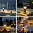 thumbnail image 4 of TEBLAMPUE Solar Post Lights 2 Pack, Motion Sensor Post Lantern Without Pier Mount Base, Waterproof Solar Powered Pole Light Fixtu, 4 of 9