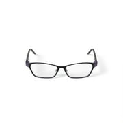 Baby Phat Women's BV275 Rectangular Prescription Eyeglasses with Case, Purple Tortoise