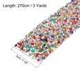 thumbnail image 2 of Uxcell 1 Roll 3 Yards Self Adhesive Crystal Rhinestone Diamond Ribbon for Crafts Project, Wedding Cakes, Birthday Decorations, 2 of 5