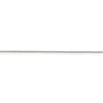 thumbnail image 3 of Auriga Fine Jewelry 925 Sterling Silver 1mm Rhodium-plated Cable Chain Necklace 24inch for Women, 3 of 4
