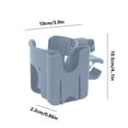 thumbnail image 2 of Scooter Cup Holder, Universal Drink Mount with Phone Holder, 3.5 Inch Diameter Base, for Electric Bikes, Battery Cars, and Motorcycles, Gray, by Ihhxbz, 2 of 7